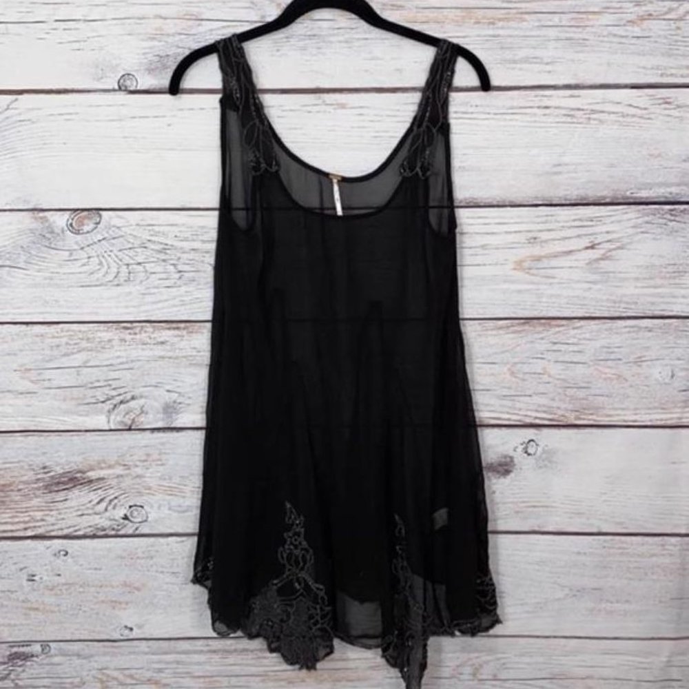 Free People Beads for Days Mini Dress